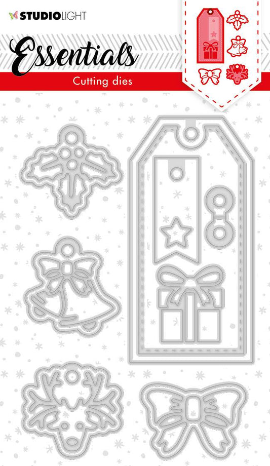 SL Cutting Die Christmas Label Essentials 105x148mm nr.63