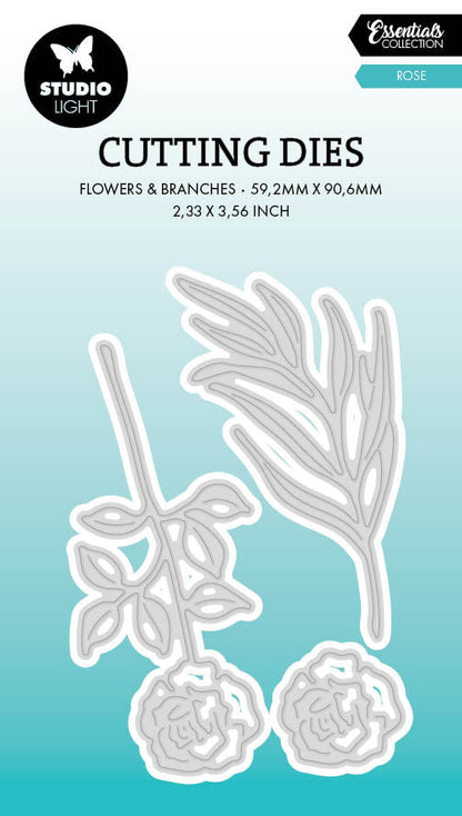 SL Cutting Die Rose Essentials 3 PC