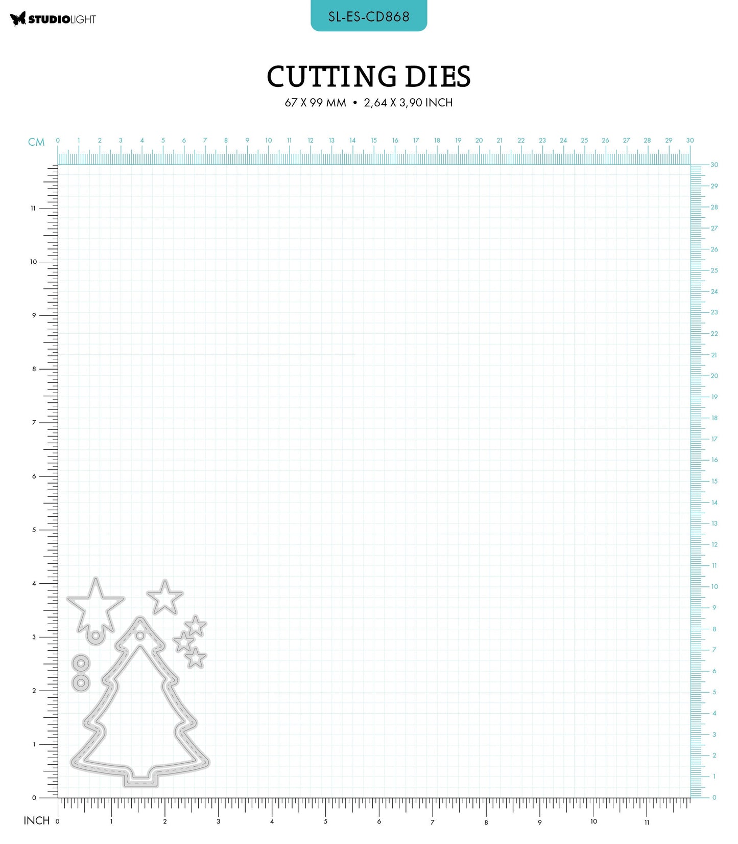 SL Cutting Dies Tree Label Essentials 6 PC