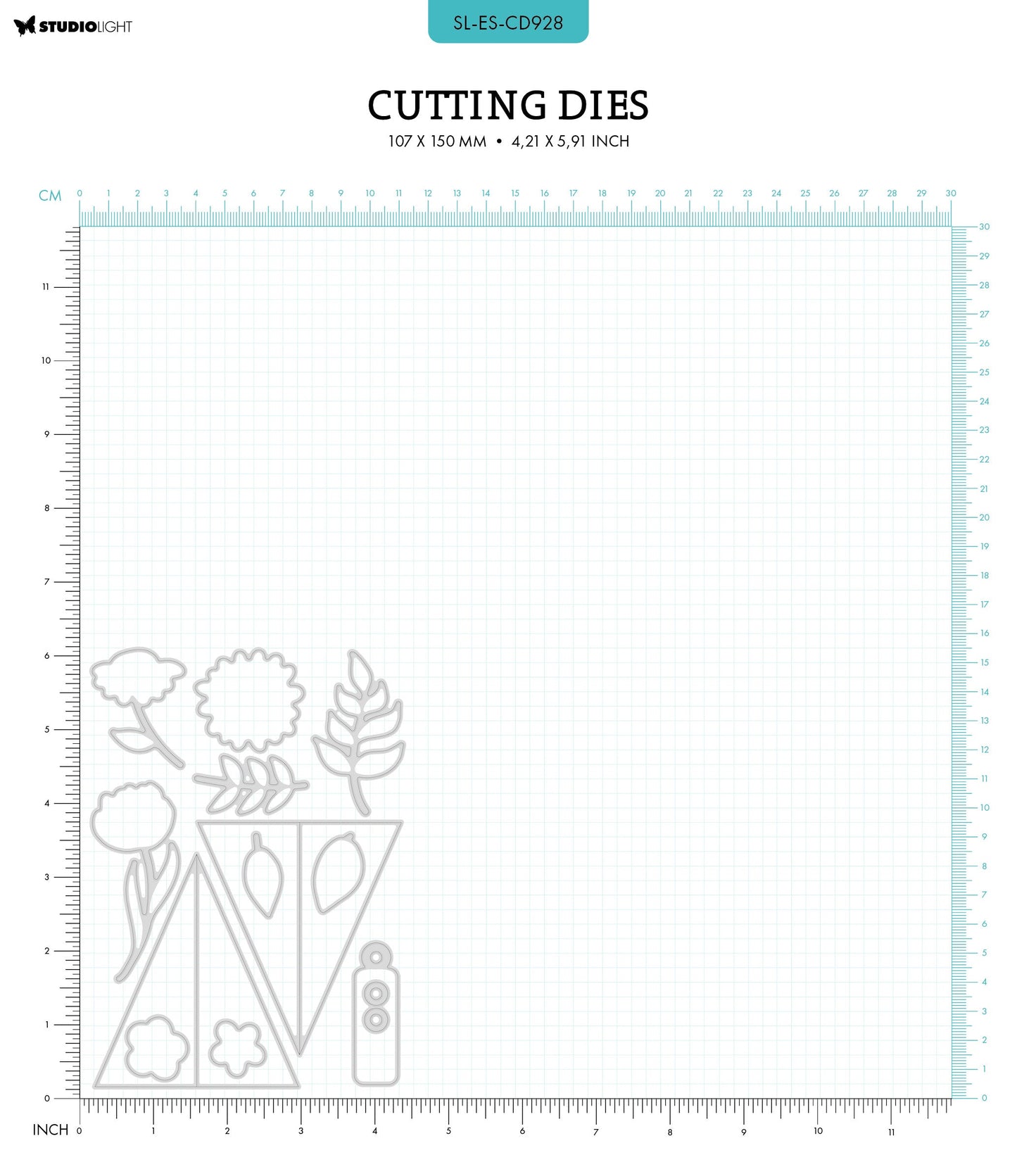 SL Cutting Die Bouquet Pop-Up Essentials 13 PC