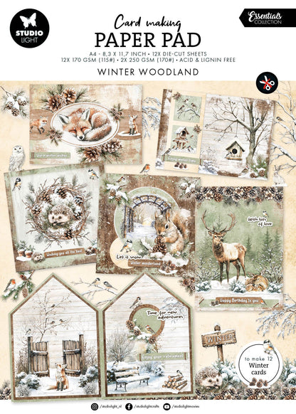Bloc de fabrication de cartes SL Winter Woodland Essentials