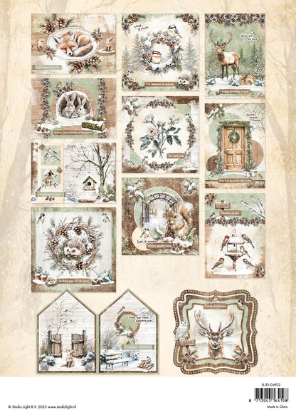 Bloc de fabrication de cartes SL Winter Woodland Essentials