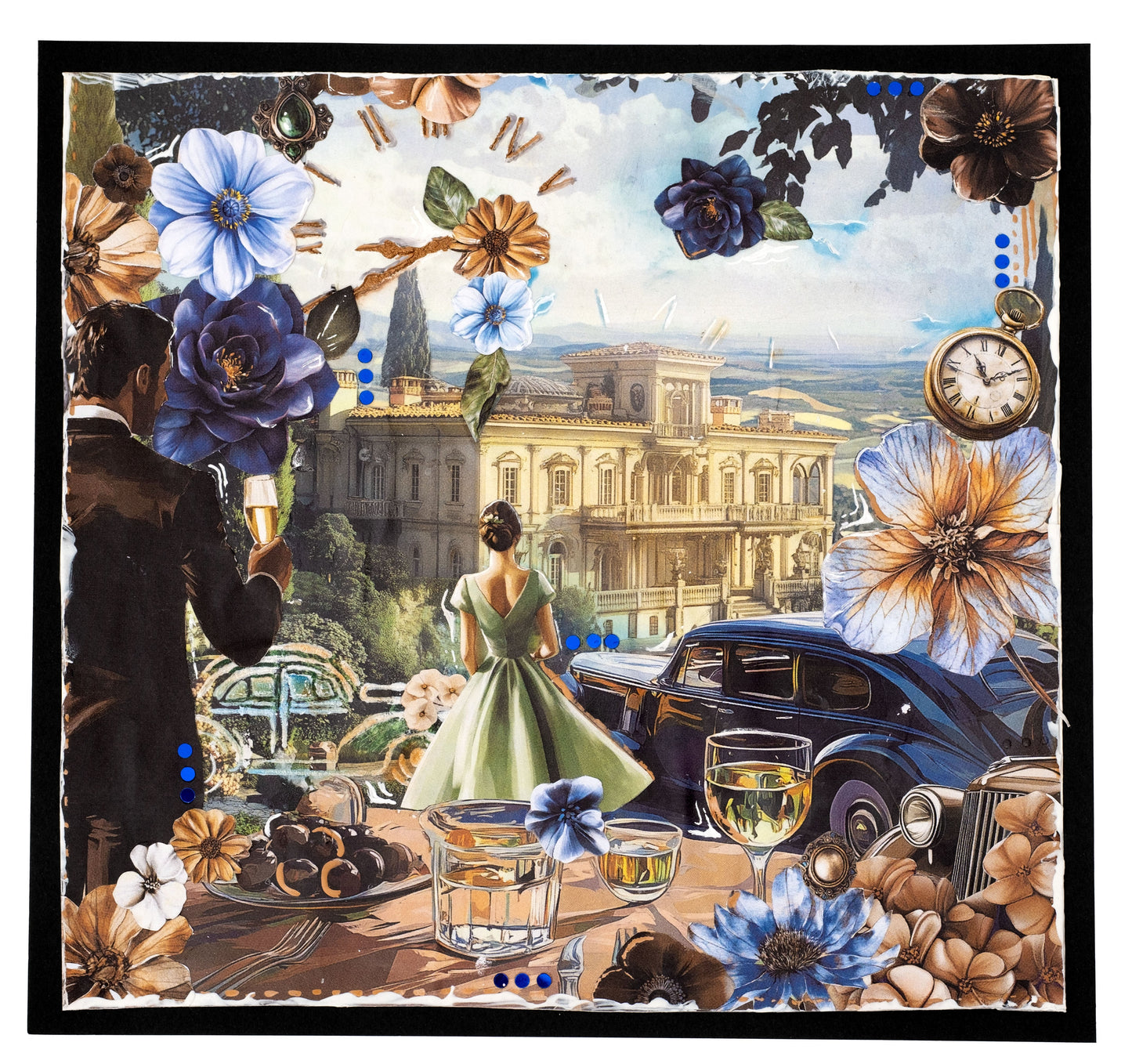 SL Éléments en Papier Vieux Chic Essentiels 34 Pièces