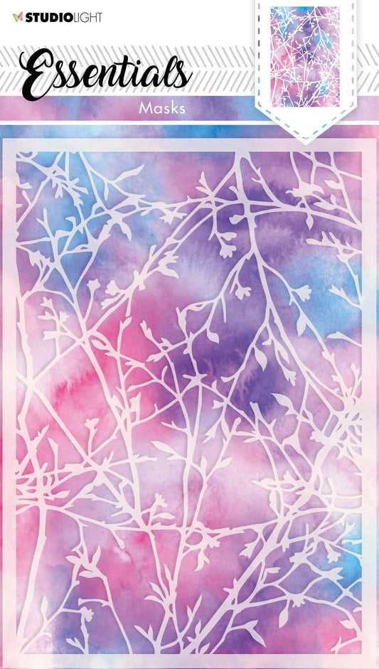 Masque SL Fond fleurs/branches Essentiels 148x210mm n°28