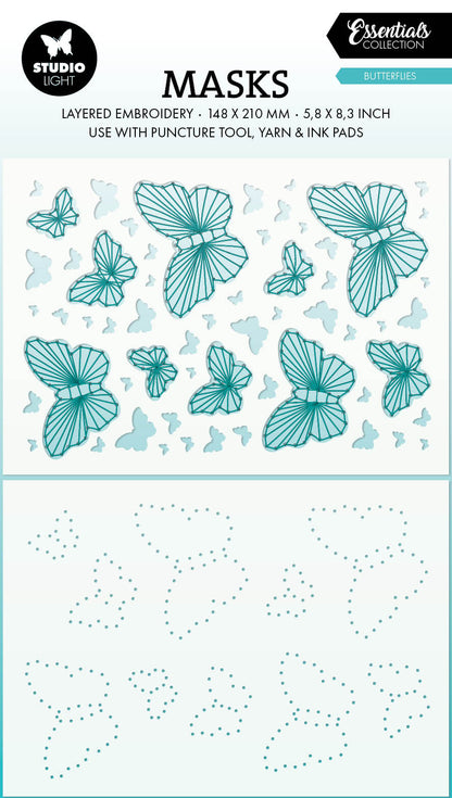 SL Puncture Tool Masque Papillons Essentiels 2 PC