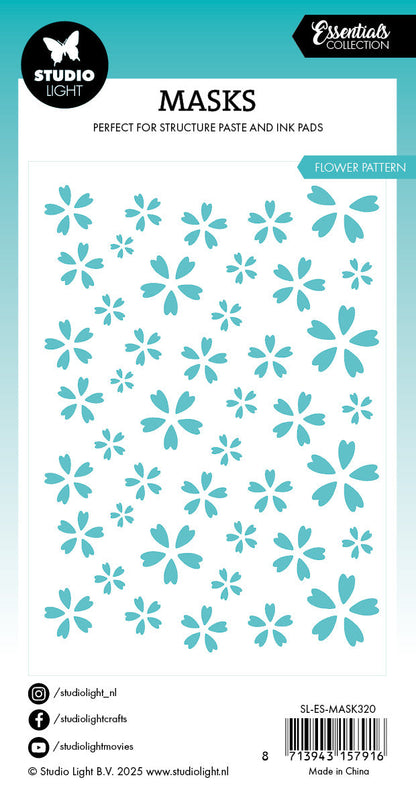 SL Mask Flowers Background Essentials 1 PC