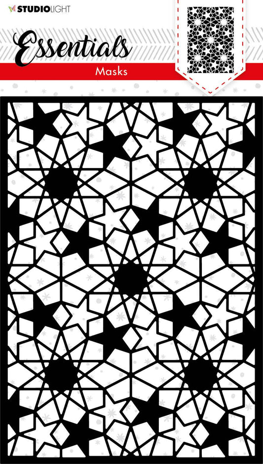 SL Pochoir Fond Étoile de Noël Essentials 148x210mm n°39