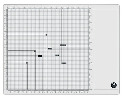 SL Magnetic Glass Mat 4 Magnets Included Essentials 450x350x10mm 1 PC nr.01