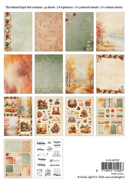 SL Mixed Paper Pad Amazing Autumn Essentials 42 SH