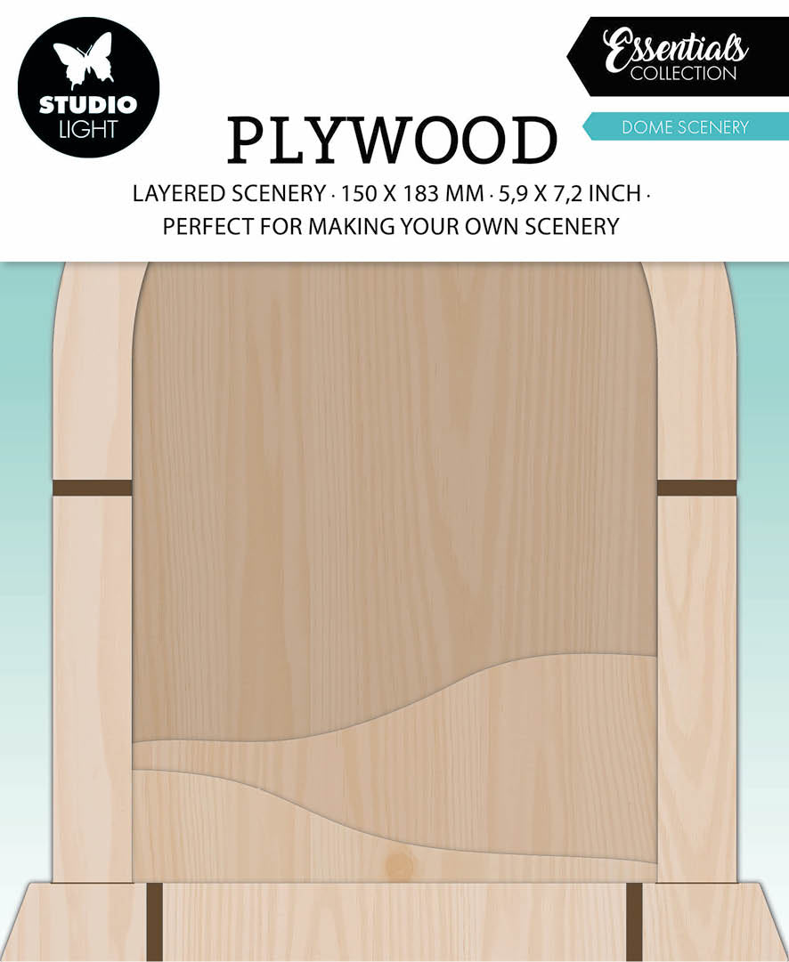 SL Plywood Dome Scenery Essentials 150x183x12mm 9 PC nr.02