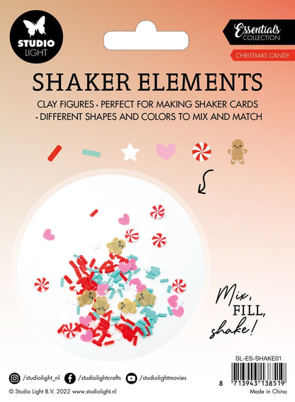 SL Shaker Elements Bonbons de Noël Essentiels 151x111x1mm 6 pièces n°01
