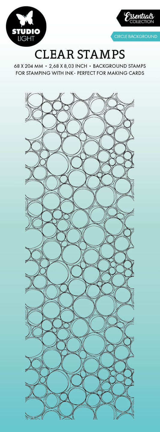 SL Clear Stamp Fond Cercle Essentiels 68x204x3mm 1 PC nr.552