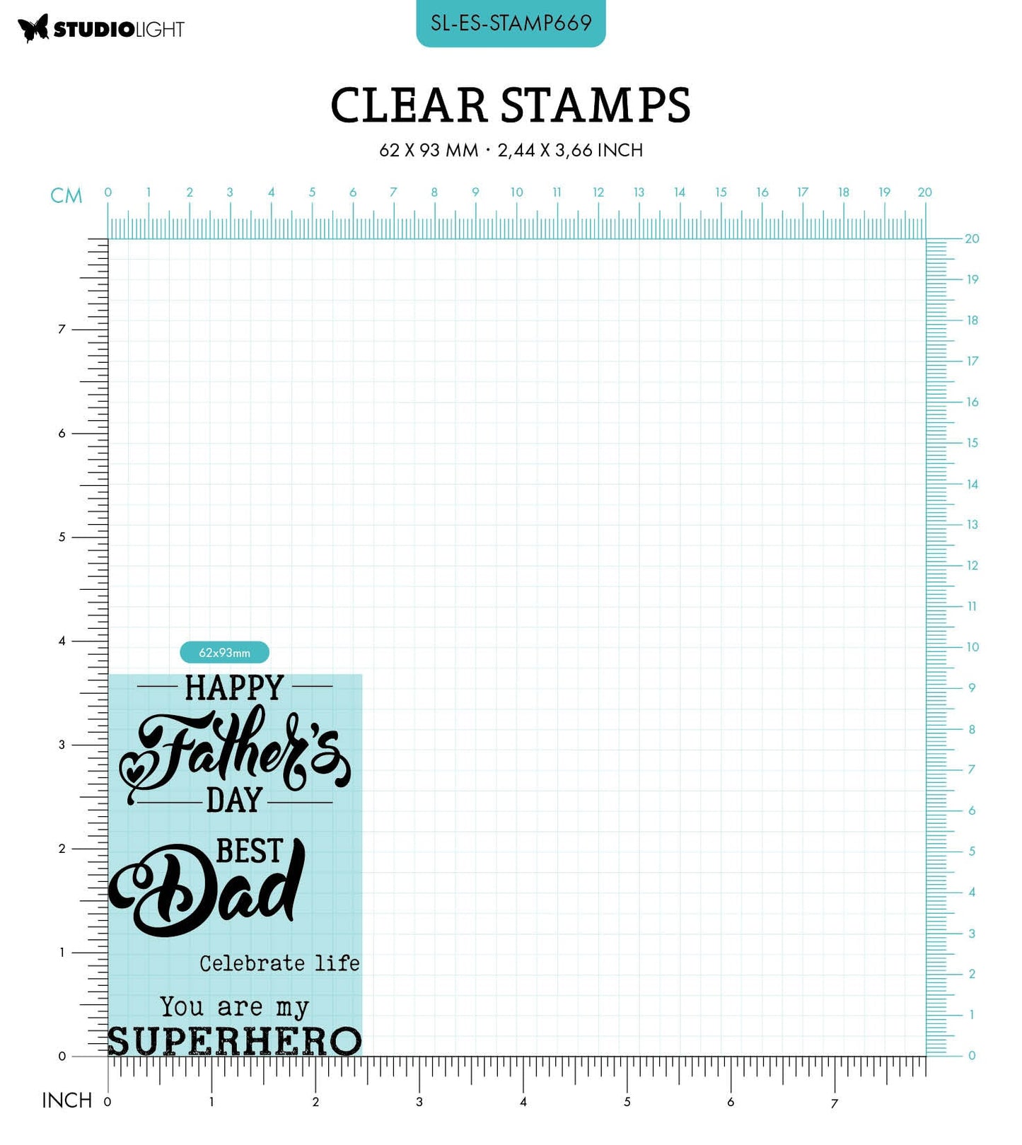 SL Clear Stamp Father's Day Essentials 4 PC