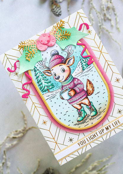 SL Clear Stamp Cozy Deer Essentials 74x105x1mm 1 Pieces