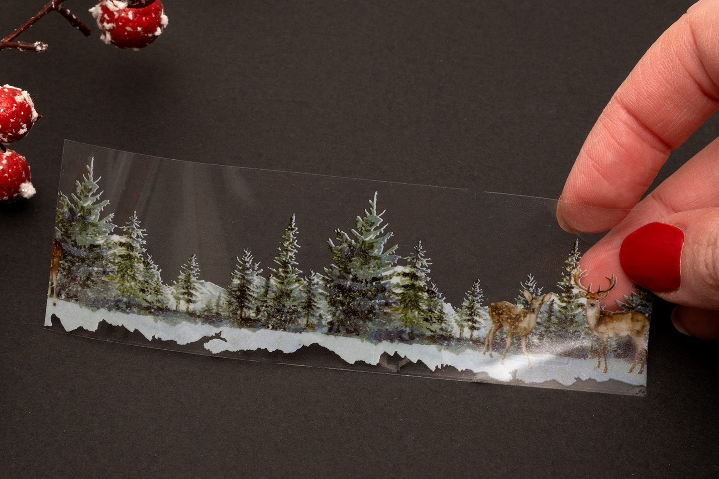 SL Clear Stickers Winter Wonderland On A Roll Essentials 5 Meter