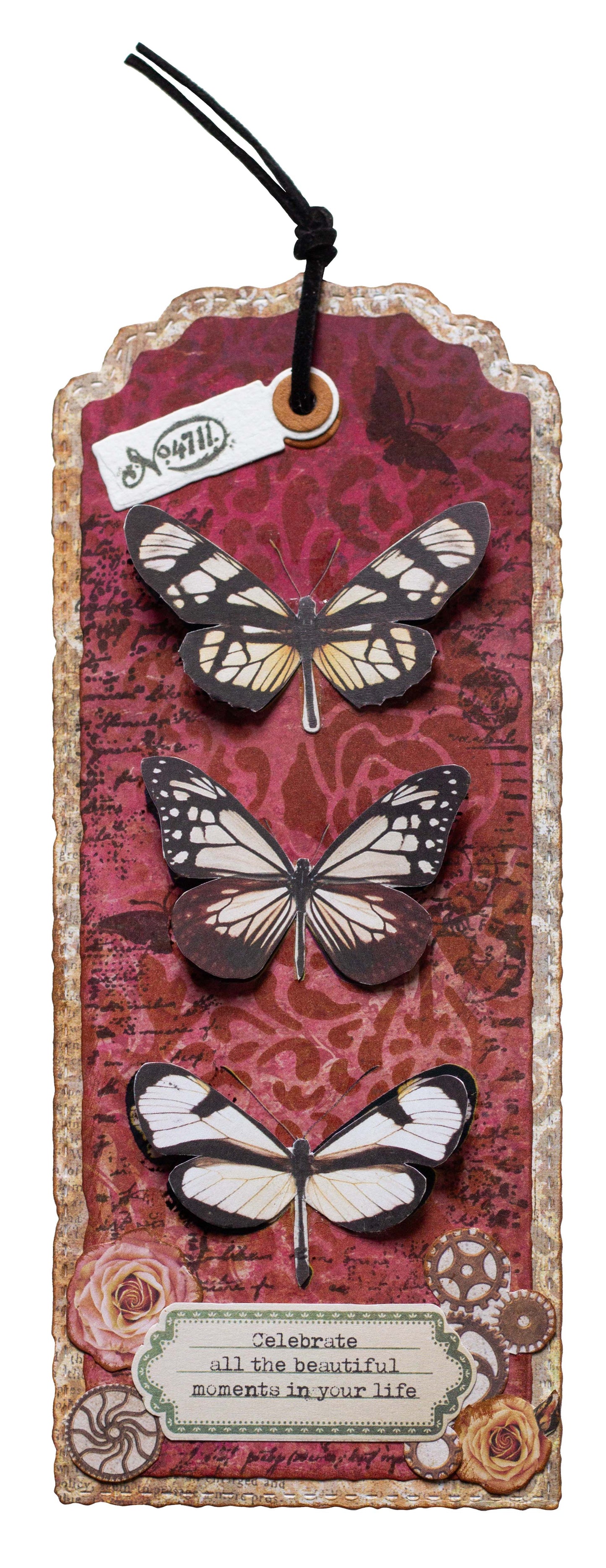 SL Clear Stamp Branche de primevère Collection Grunge 45,5x140x3mm 1 pièce n°393