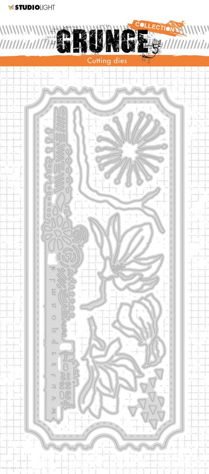 SL Cutting Die Slimline Grunge Collection 97x225mm nr.26