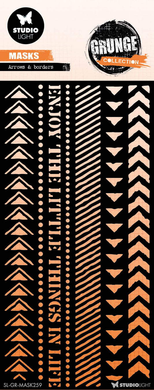 SL Mask Arrows & Borders Grunge Collection 1 PC