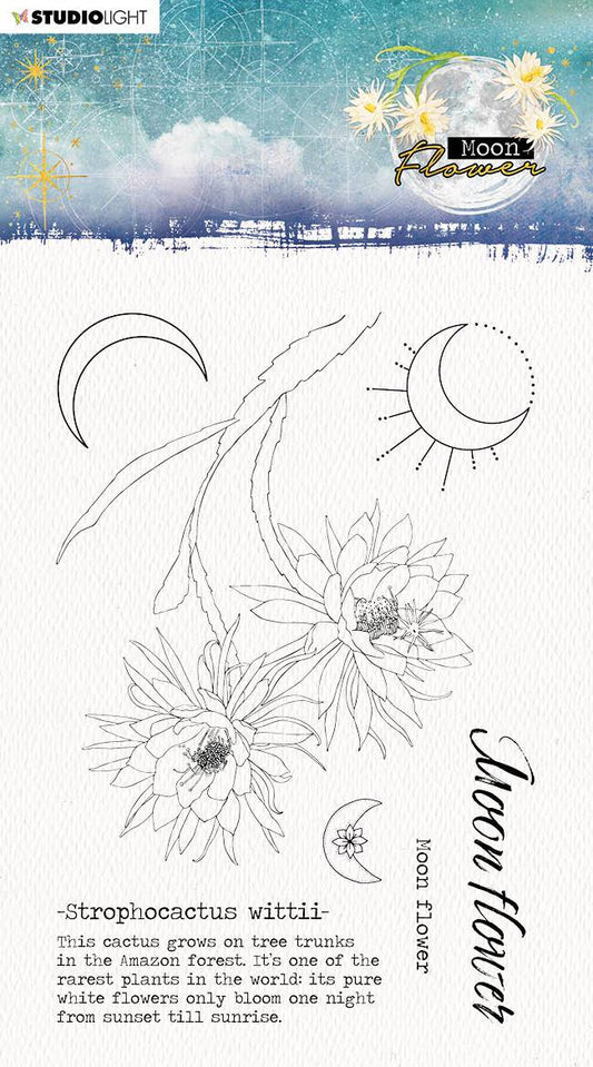 SL Clear Stamp Strophocactus Wittii Moon Flower Collection 105x148x5mm 1 pc nr.134
