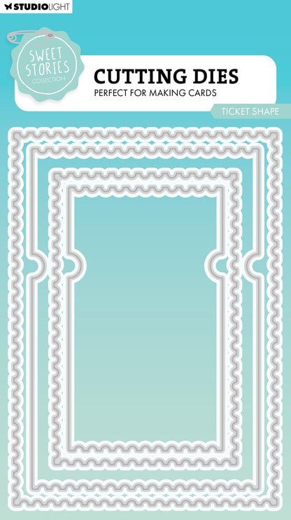 SL Cutting Die Ticket Shape Sweet Stories 4 PC