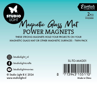 Aimants SL Power pour Outils Essentiels de Tapis en Verre Magnétique 2 Pièces