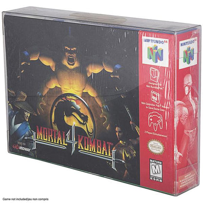 Nintendo N64 SNES Super Nintendo (Game Box) EVORETRO PET Protectors - Pack of 25