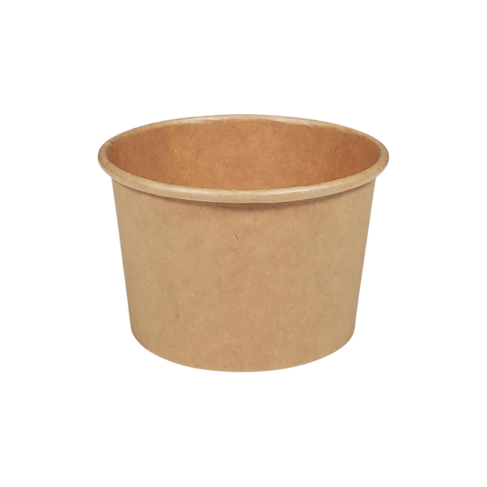 Pots à soupe en papier kraft de 4 oz
