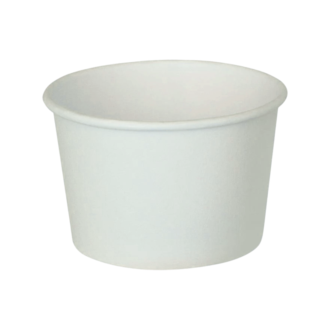 4 oz White Paper Soup Containers