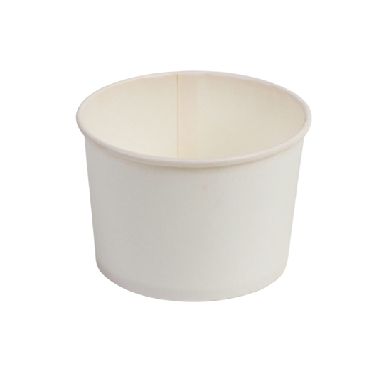 12 oz White Paper Soup Containers