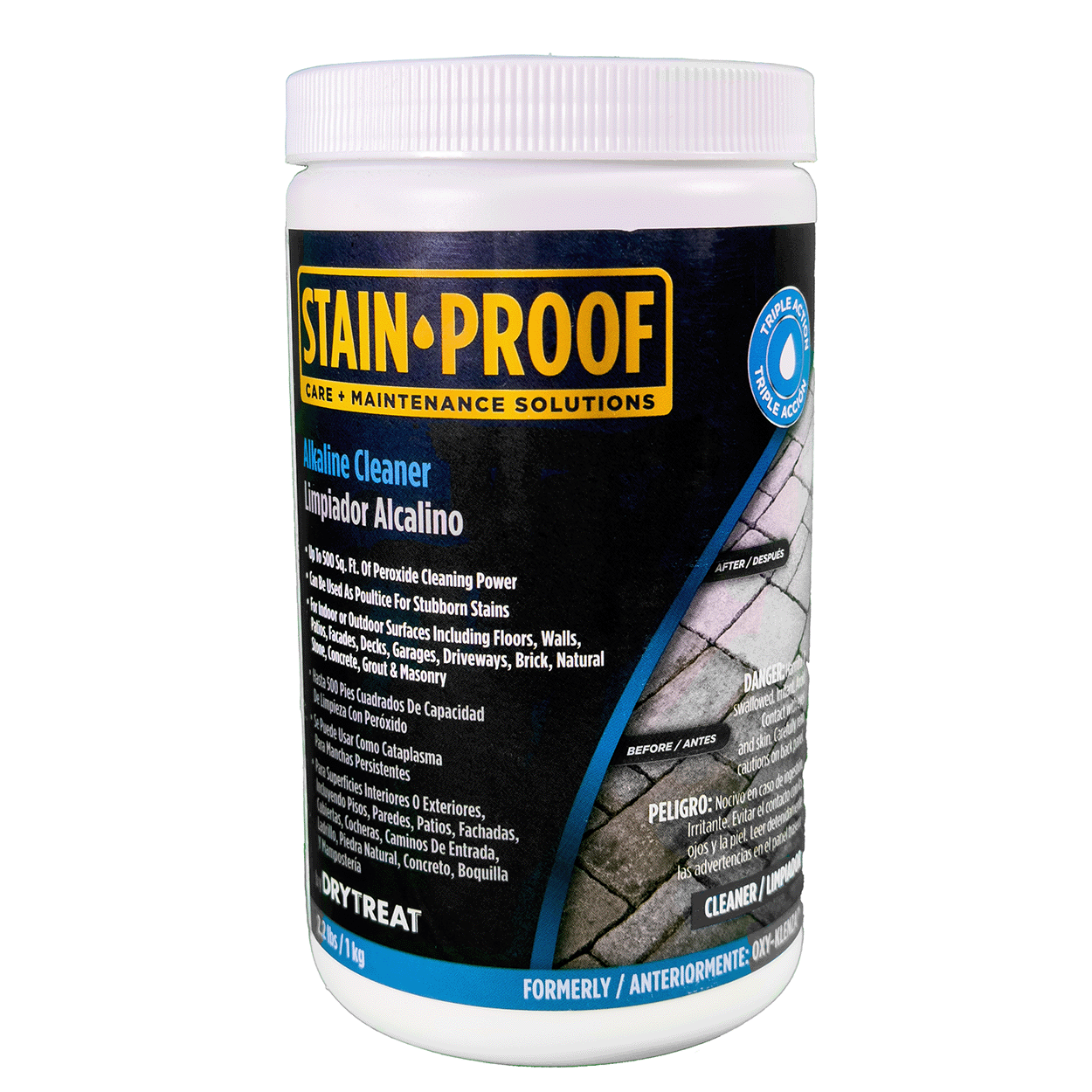 Alkaline Cleaner by Stain-Proof | Powdered Concentrate Stone Cleaner