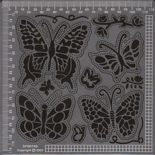 Gabarits Exclusifs Ecstasy Crafts Petits - Papillons