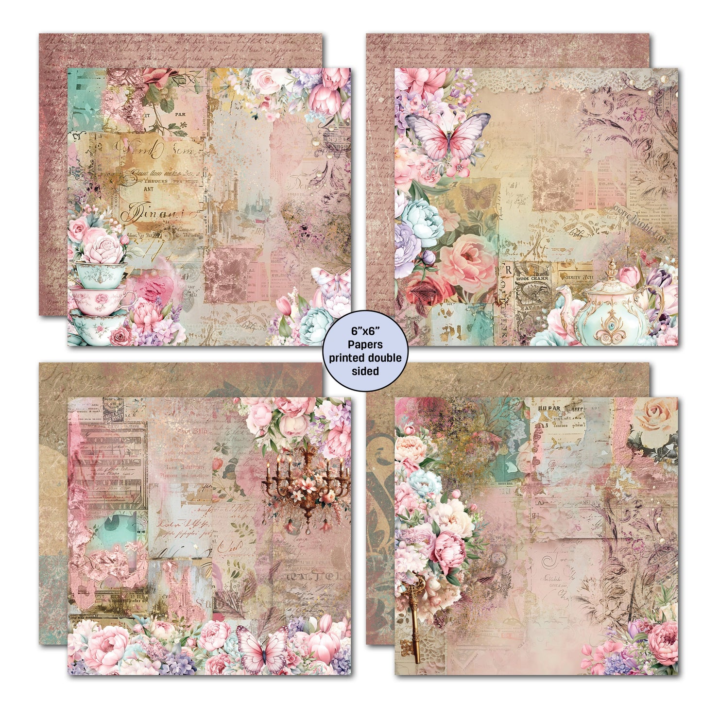 3Quarter Designs Positivi-Tea 6x6 Paper Pack