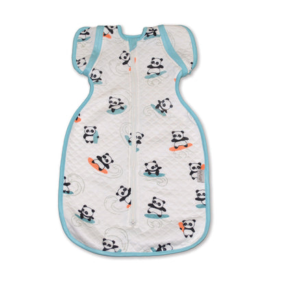 Bamboo Newborn Cocoon Sack 1 TOG (Surfs Up Panda Print)