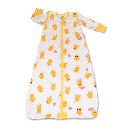 Bamboo Classic Sleeping Sack w/Detachable Sleeves 1 TOG(Little Chick Print)