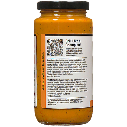 House Of Q Slow Smoke Gold BBQ Sauce - 375 ml