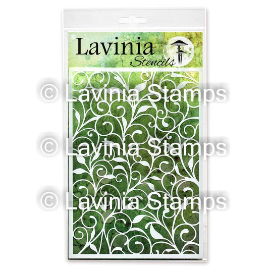 Lavinia Stencil - Sentiers de feuilles