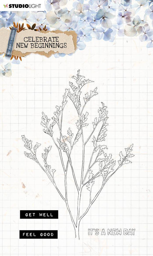 Clear Stamp Celebrate New Beginnings 105x148mm nr.514