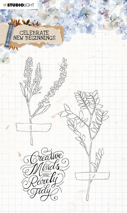 Clear Stamp Celebrate New Beginnings 105x148mm nr.515