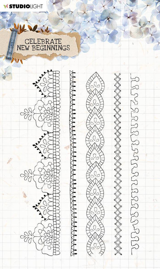 Clear Stamp Celebrate New Beginnings 105x148mm nr.517