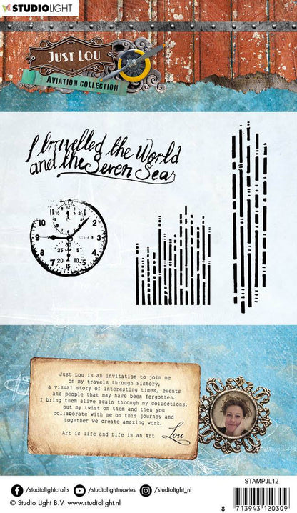 JL Clear Stamp Aviation Collection 105x148mm nr.12