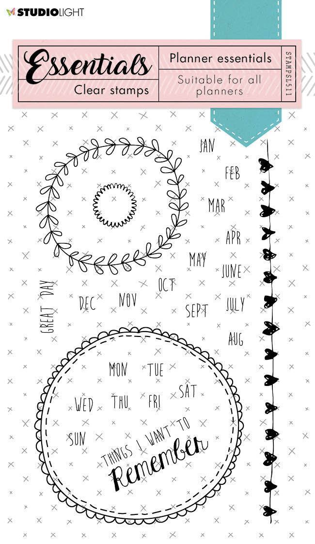 Tampon transparent "Planner Essentials" n°511