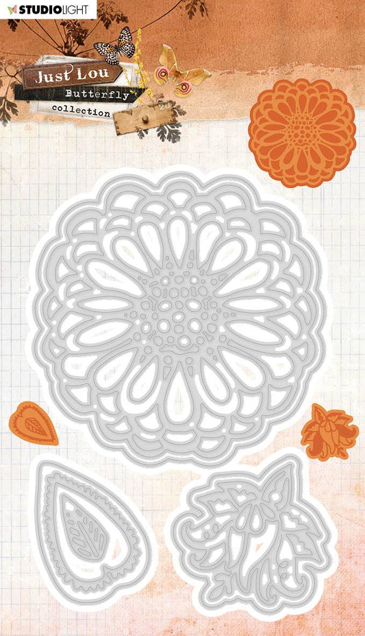 Just Lou Cutting & Embossing Die Butterfly Collection 95x138mm nr.19