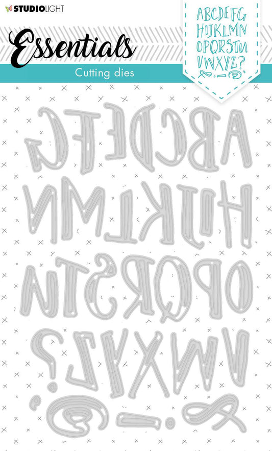 Cutting Die Alphabet Mixed Media Essentials 137x197mm nr.391