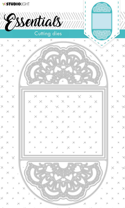 Matrice de découpe Forme de carte Napperon Essentials 115x210mm nr.398
