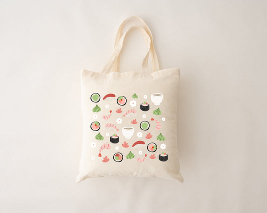 Reusable bag - sushi