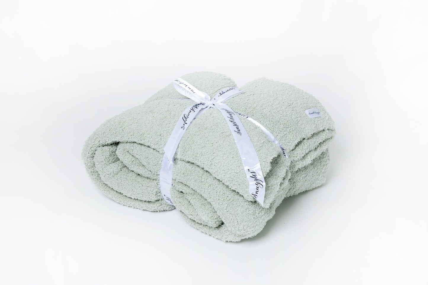 Desert Sage Solid Double Layered Print Extended Throw