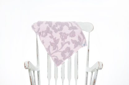 Iced Lilac & Powder Vintage Floral Print Lovey