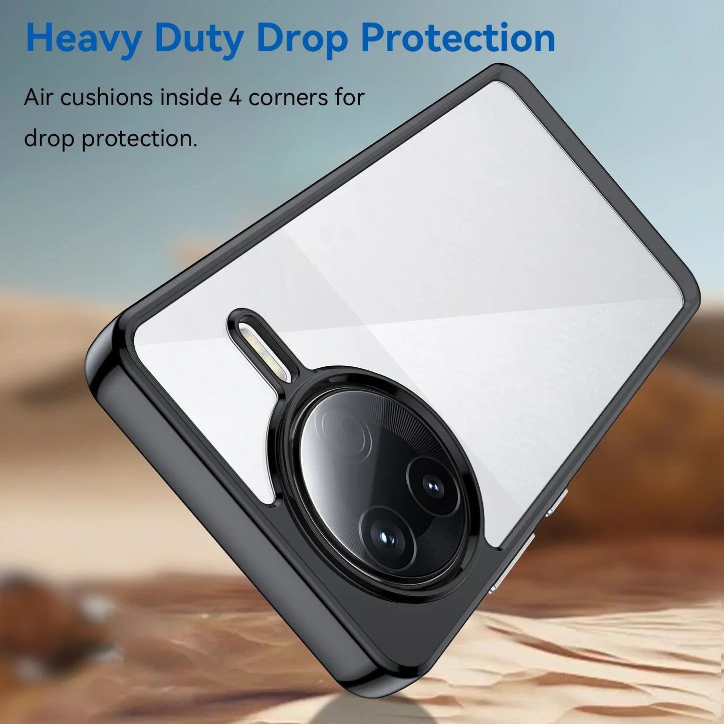 Soft border + hard Acrylic back Coque Fundas coverage Case For Xiaomi ( Redmi K80 / Poco F7 Pro ) Clear covers чехол Phone Cases