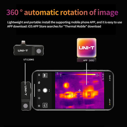 UNI-T UTi120 Mobile UTI120MS USB Caméra Thermique Infrarouge pour Téléphones Portables Caméra Thermographique Imageur pour Réparation