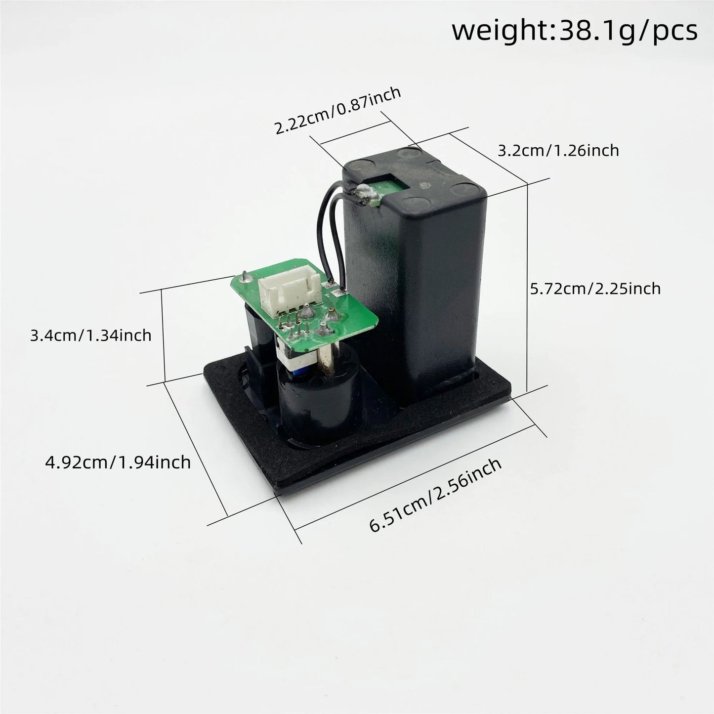 9V Guitar Active Pickup Battery Compartment, 9V Battery Holder, LC-5 Guitar Pickup Battery Cover, 3.5mm 6.35 Single Hole TRS Jack